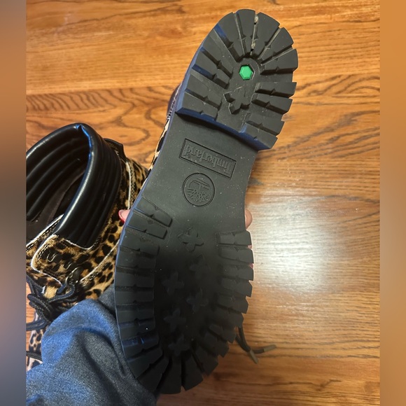 Timberland Leopard Print Boots - Picture 2 of 3